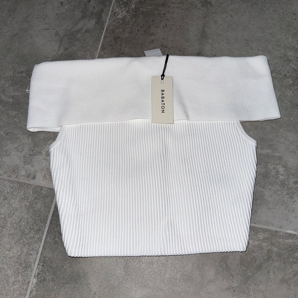 White babaton top